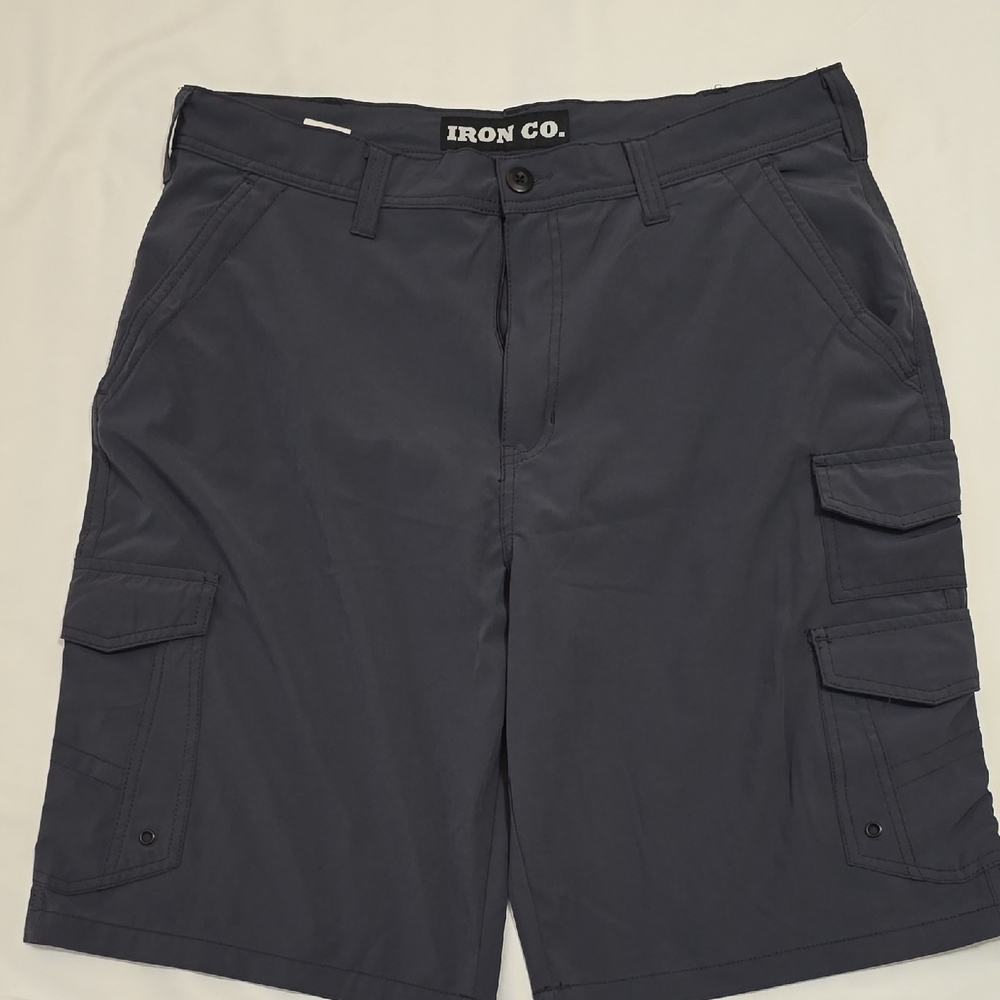 Iron Co. Gray Cargo Shorts